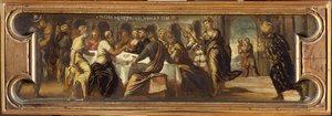 Belsassarin juhla. tekijältä Jacopo Robusti Tintoretto