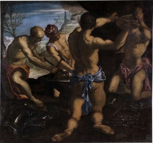 Vulcanin paja, 1576-1577. tekijältä Jacopo Robusti Tintoretto