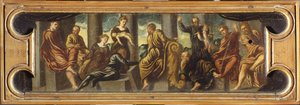 Salomon tuomio. tekijältä Jacopo Robusti Tintoretto