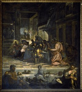 Viimeinen ehtoollinen tekijältä Jacopo Robusti Tintoretto
