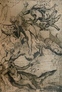 Linnunradan alkuperä, c1575 1932. tekijältä Jacopo Robusti Tintoretto