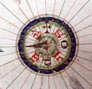 Kompassipiste, Euroopan renessanssikartta, Jacopo Russo (jälkeen) 1528