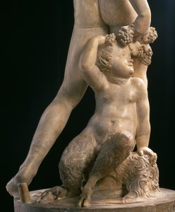 Bacchus, alaosan yksityiskohta, Jacopo Sansovinon (1486-1570) veistos (marmori) (katso myös 79847)