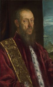 Vincenzo Morosinin (1511-1588) muotokuva. tekijältä Jacopo Tintoretto