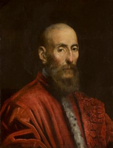Senaattorin muotokuva tekijältä Jacopo Tintoretto