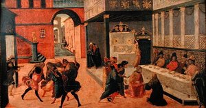 Kuningatar Vastin kuolema, vuoden 1490 jälkeen (tempera paneelissa)