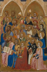 Pyhien palvominen San Pier Maggioren alttarista, 1371