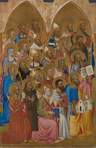 Adoring Saints (San Pier Maggioren alttarin siipi). 1370-71