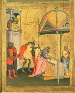 Pyhän Matteuksen marttyyrikuolema, Pyhän Matteuksen alttaritaulusta ja kohtauksia hänen elämästään, n. 1367-70 (tempera paneelissa)