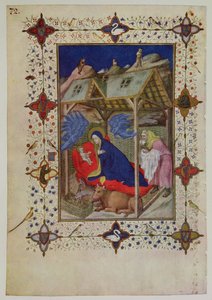 MS 11060-11061 Notre Damen tunnit: Prime, The Birth of Christ, "Tres Riches Heures du Duc de Berry" (lisätietoja 259702)