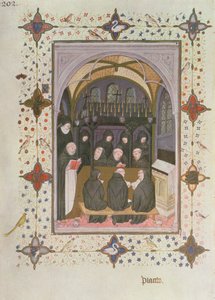 MS 11060-11061 Kuolleiden toimistot: hautajaiset tekijältä Jacquemart de Hesdin