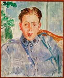 Francis Poulenc, säveltäjä (maalaus kankaalle) tekijältä Jacques-Emile Blanche