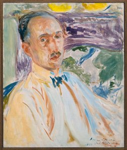 Tutkimus ranskalaisen kirjailijan François Mauriacin (1885-1970) muotokuvaa varten, Jacques Émile Blanchen (1861-1942) maalaus vuonna 1923. Valokuvaus, KIM Youngtae, Rouen, Rouenin taidemuseo. tekijältä Jacques Emile Blanche