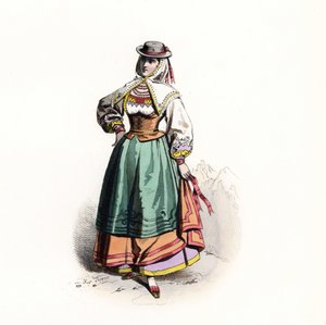 Nainen Salamancasta, Espanjassa