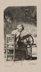 Nainen Spinning