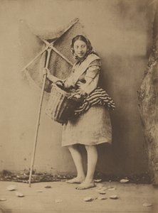Katkarapujen kalastajatyttö, c. 1854.