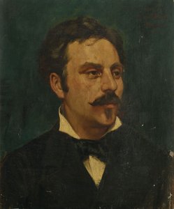 Säveltäjä Gabriel Faurén muotokuva 1845-1924, 1878. tekijältä Jacques Baugnies