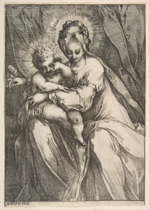 Madonna ruusun kanssa, 1595-1616.
