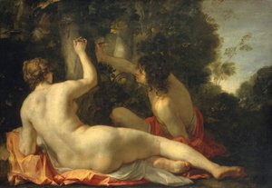 Angelica ja Medoro, mahdollisesti 1630-luvun alussa.