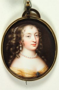 Nainen nimeltä Mary Killigrew, Madame Zuylestein (emali) tekijältä Jacques Bordier