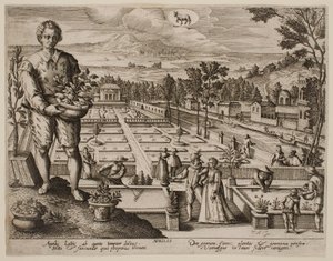 Huhtikuu, sarjasta ”Kuukaudet” tekijältä Jacques Callot