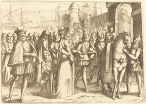 Saapuminen Valenciaan tekijältä Jacques Callot