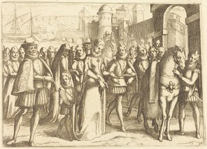 Saapuminen Valenciaan tekijältä Jacques Callot