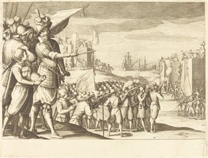 Hyökkäys kahteen linnoitukseen tekijältä Jacques Callot