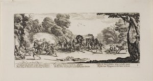 Attack on the Coach, kahdeksas levy The Miseries of Warista tekijältä Jacques Callot