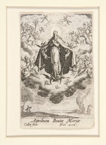 Neitsyen attribuutit, nro. 14 Neitsyen elämästä tekijältä Jacques Callot
