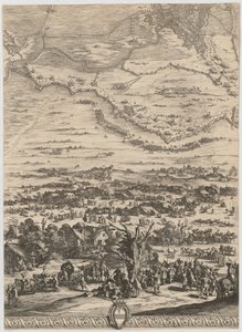 Ote teoksesta ”Bredan taistelu” tekijältä Jacques Callot