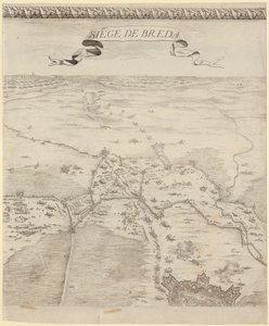 Yksityiskohta teoksesta "Bredan taistelu" tekijältä Jacques Callot