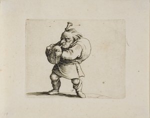 Säkkipillisoitin, valmistaja Varie Figure Gobbi tekijältä Jacques Callot