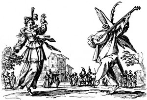 Balls of Sfessania - Jacomo Callotin etsauksista. tekijältä Jacques Callot