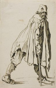 Beggar on kainalosauvoilla hattu, neljäs levy The Beggarsilta tekijältä Jacques Callot