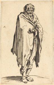 Kerjäläinen paljain pään ja jaloin tekijältä Jacques Callot
