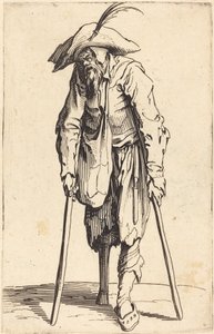 Kerjäläinen puisella jalalla tekijältä Jacques Callot