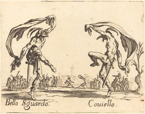 Bello Sguardo ja Coviello tekijältä Jacques Callot