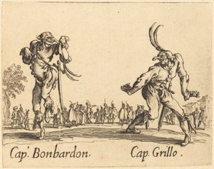 Kap. Bonbardon ja Cap. Kriketti tekijältä Jacques Callot