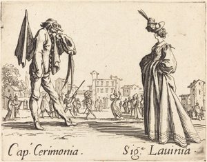 Cap. Ceremony ja Siga. Lavinia tekijältä Jacques Callot