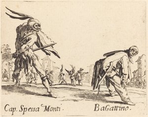 Kapteeni Spessa Monti ja Bagattino tekijältä Jacques Callot