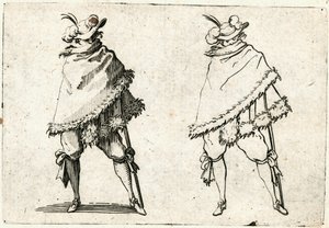 Eri lukujen kapriisit tekijältä Jacques Callot
