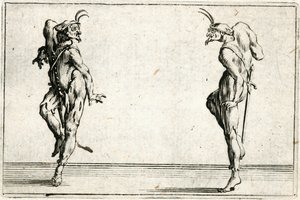 Eri lukujen kapriisit tekijältä Jacques Callot