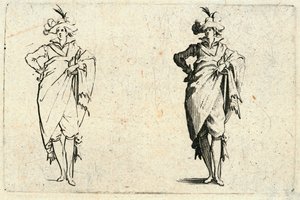 Eri lukujen kapriisit tekijältä Jacques Callot
