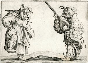 Eri lukujen kapriisit tekijältä Jacques Callot
