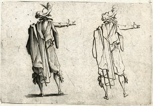 Eri lukujen kapriisit tekijältä Jacques Callot