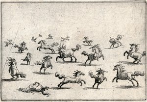 Eri lukujen kapriisit tekijältä Jacques Callot