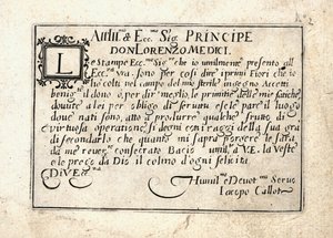 Eri lukujen kapriisit tekijältä Jacques Callot