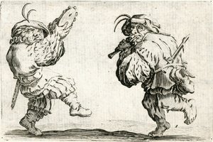 Eri lukujen kapriisit tekijältä Jacques Callot