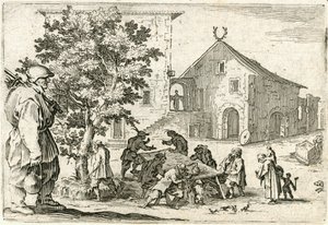 Eri lukujen kapriisit tekijältä Jacques Callot